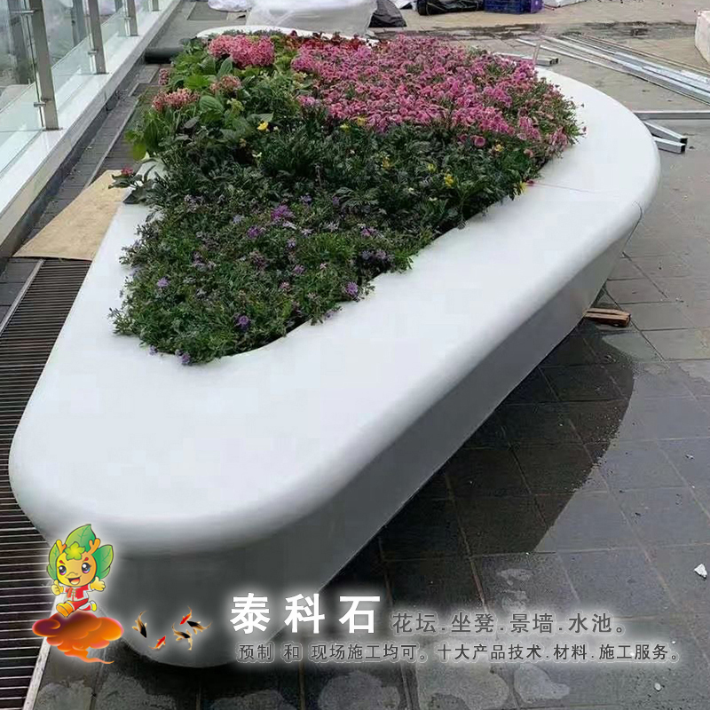 泰科石花坛上海亨龙全国施工包工包料不开裂