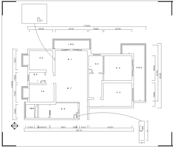 南京世茂滨江208平室内装修设计-南京一号家居网-南京世茂滨江室内装修装潢公司