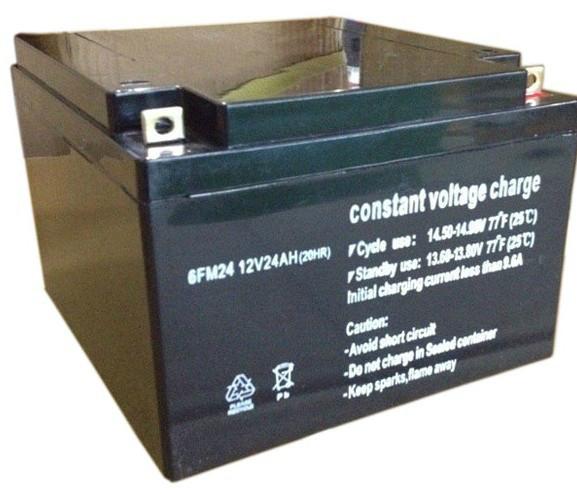 广东深圳供应12V24A太阳能灯，UPS专用铅酸蓄电池太阳能专用蓄电池