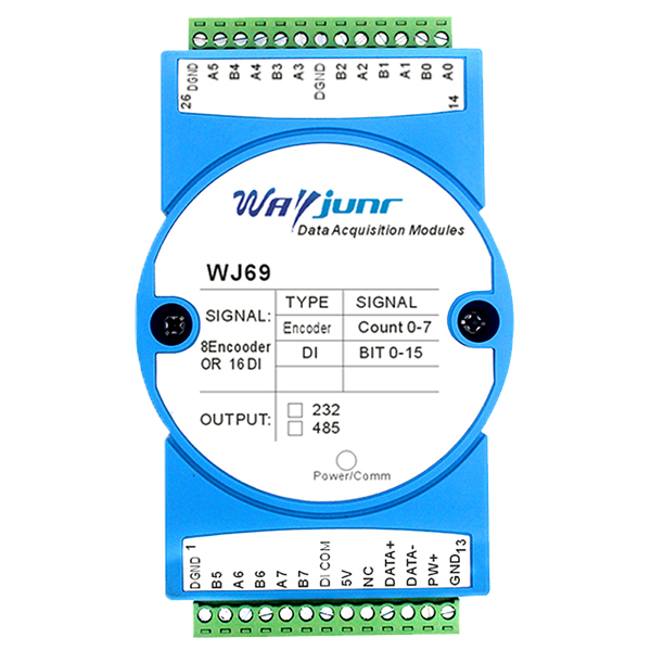 广东深圳电表脉冲计数器，编码器解码转换成标准Modbus RTU协议