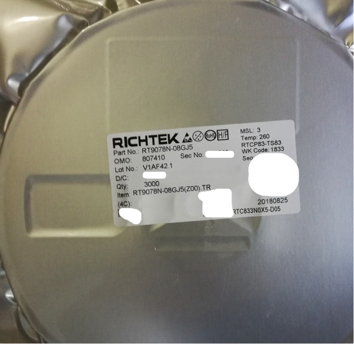 广东深圳RT9080-33GJ5 RICHTEK立锜  电源稳压IC 全新原装