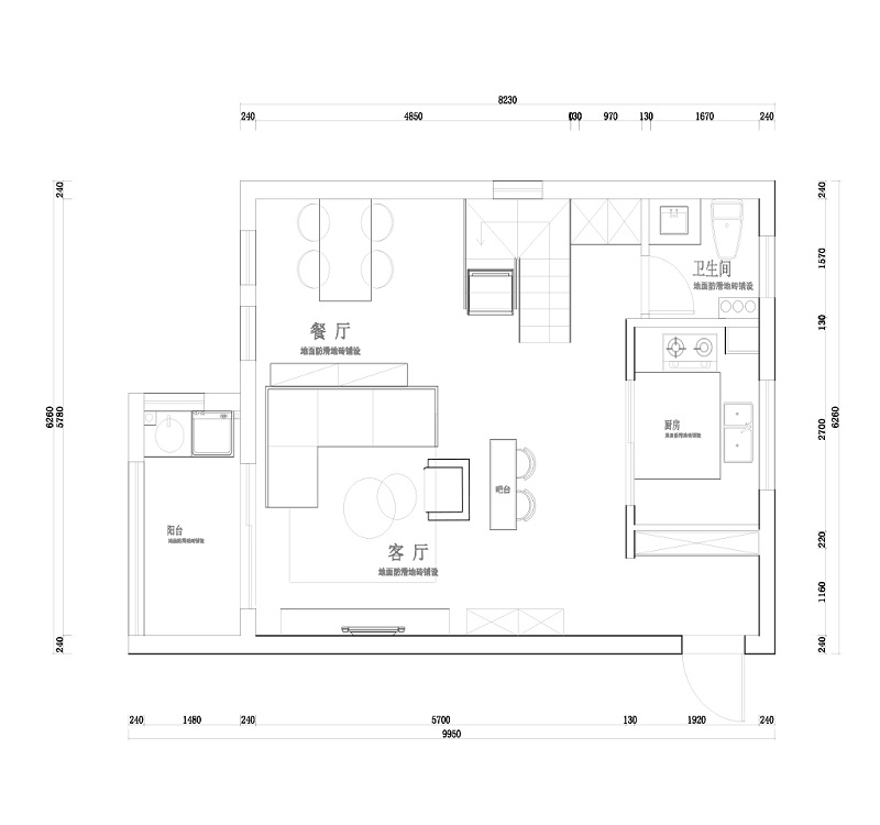 江苏南京悦峰公馆跃层新房装修设计效果图-南京新爱华装饰