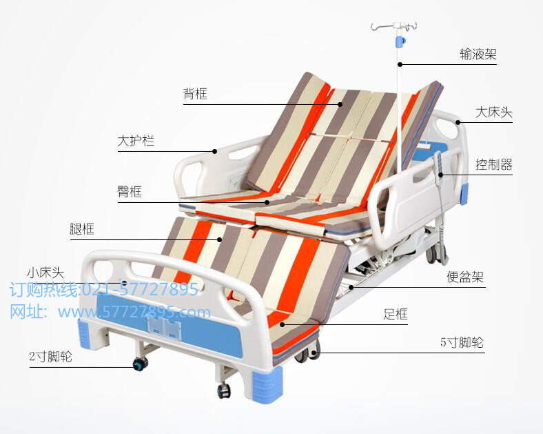 上海上海供应电动翻身轮椅床DH-03A多功能护理床 充气床垫  老人大小便护理床