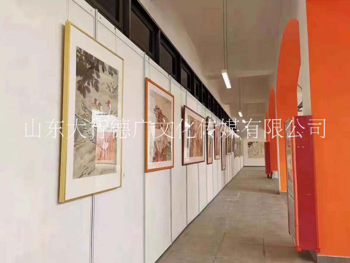 北京北京济南租赁字画展板 标摊展位 电视出租 摄影展展架 画展展板