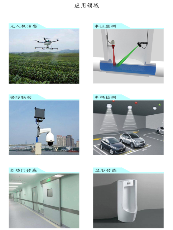 广东广东微波多普勒无线X波段雷达探测器探头传感器模块10.525GHz（HB100)