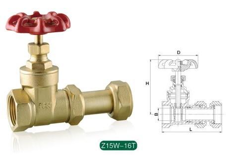 供应利水水表闸阀Z15W-16T，利水表前闸阀，工程闸阀