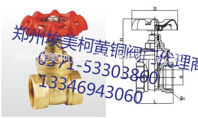 河南河南供应用于的埃美柯黄铜闸阀，郑州埃美柯铜阀门大量现货供应