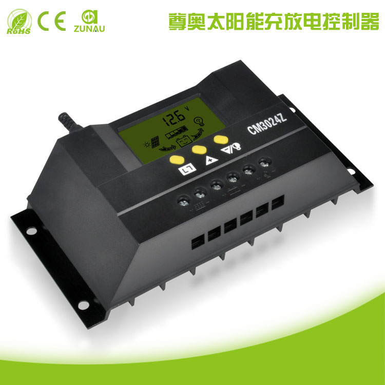 广东广东供应太阳能控制器30A24V30A太阳能充电控制器PWM离网发电充电控制器