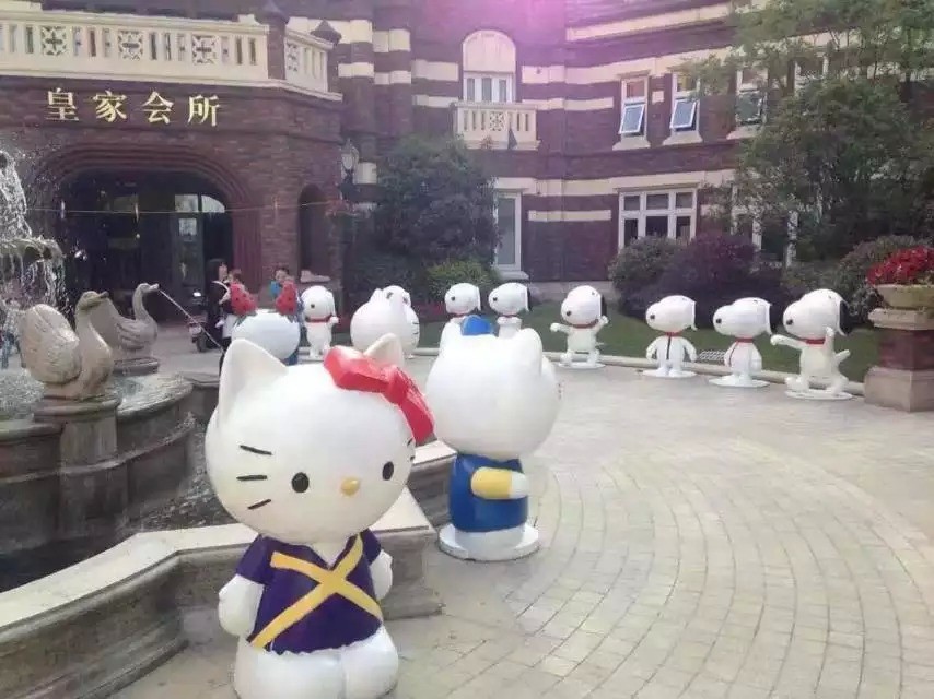 河南周口供应海绵宝宝 Kitty猫卡通人物模型出租出售制作