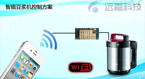 广东深圳供应无线wifi智能豆浆机远程控制开发专用串口wifi模块