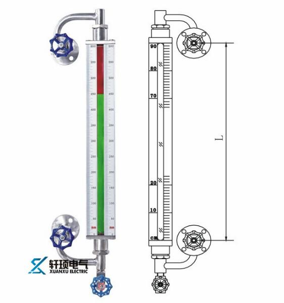 上海上海供应UGS-A石英玻璃管液位计 UGS石英玻璃管液位计