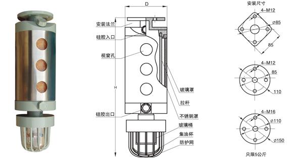 供应防爆吸湿器变压器吸湿器不锈钢吸湿 3kg不锈钢吸湿