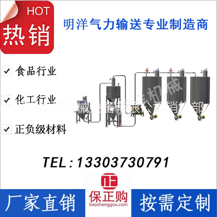 河南新乡正负**材料混合存储气力输送系统石墨材料无尘混合环保输送系统电池材料气力输送生产线气力输送生产厂家