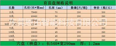 72孔加厚芽苗蔬菜营养钵花卉育苗