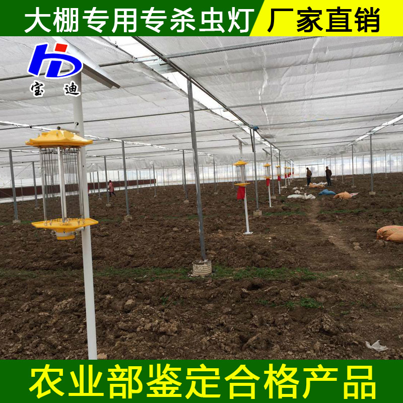 江苏扬州温室蔬菜大棚频振式太阳能杀虫灯农用灭虫灯厂家