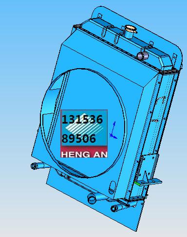 山东潍坊供应福田农装拖拉机散热器厂家授权销售（TB550）