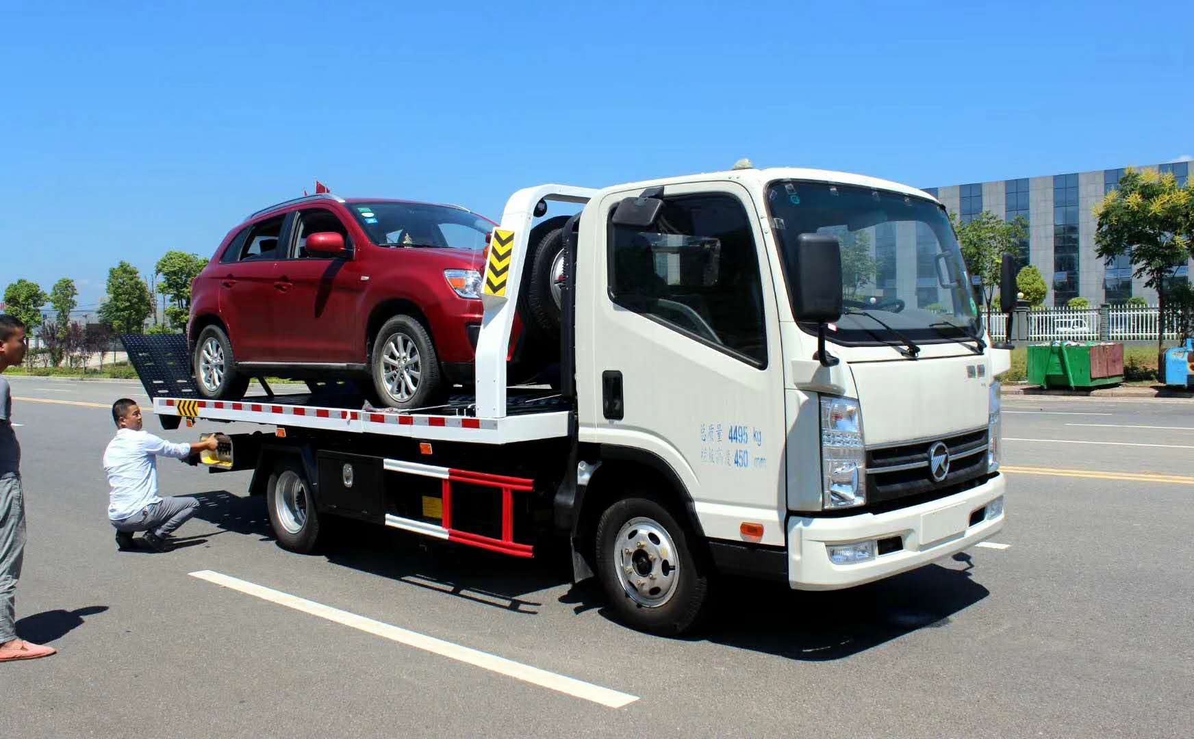 湖北随州凯马清障车 整车不到10万的车