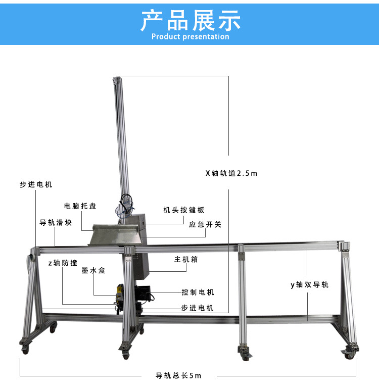 大型广告文化墙体彩绘机 3d立体高清墙面彩绘机立体式 墙体打印机