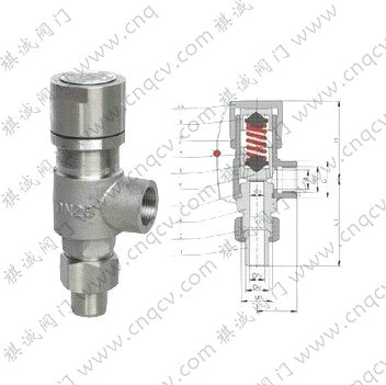 供应A21H、A21Y弹簧微启式外螺纹安全阀安全阀