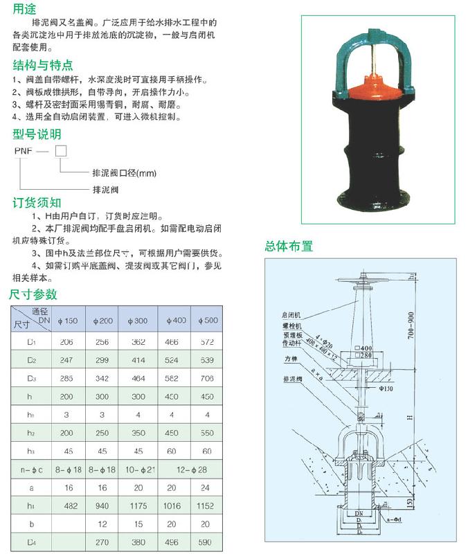 成都供应PNF型排泥阀、成都角式排泥阀生产厂家、直通式排泥阀制造厂