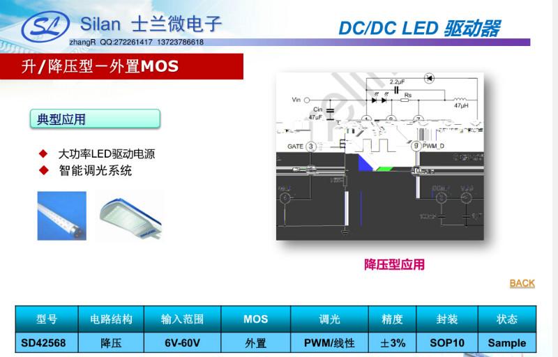 SD42527调光驱动IC（PWM线性调光）