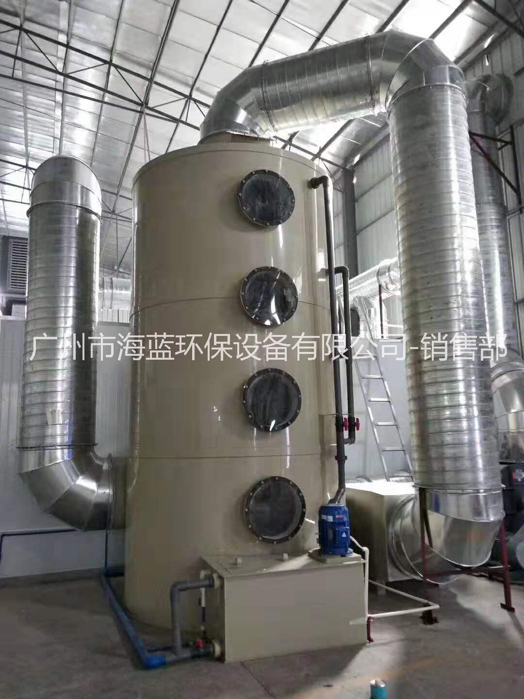 绿森LSP-25工业废气除尘喷淋填料塔