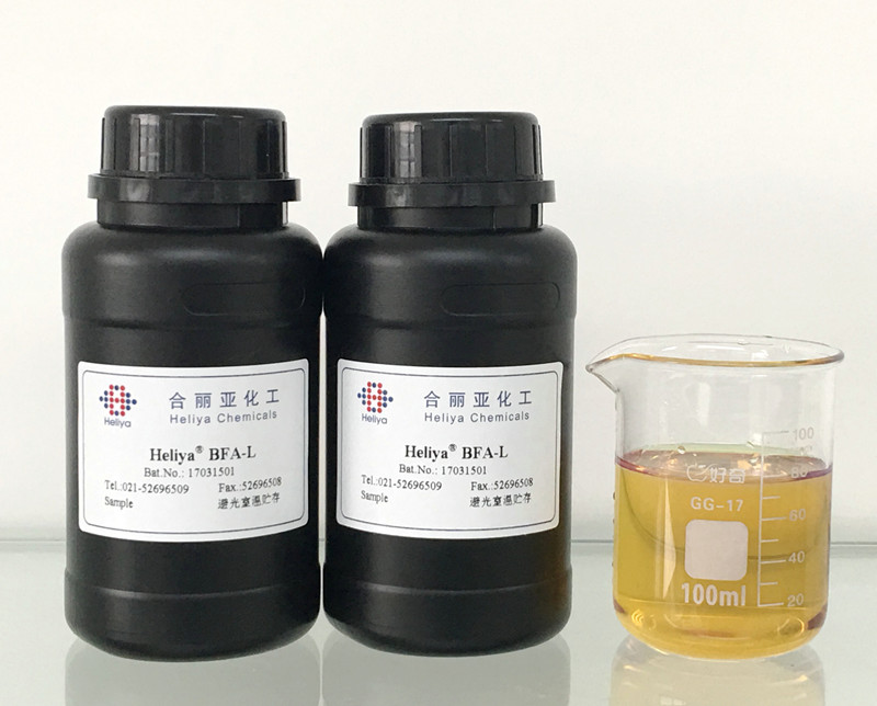 可与低甲醛树脂整理剂同浴使用的耐强酸液体增白剂Heliya®BFA-L