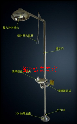 供应临沂洗眼器 临沂复合式喷淋器 复合式洗眼器