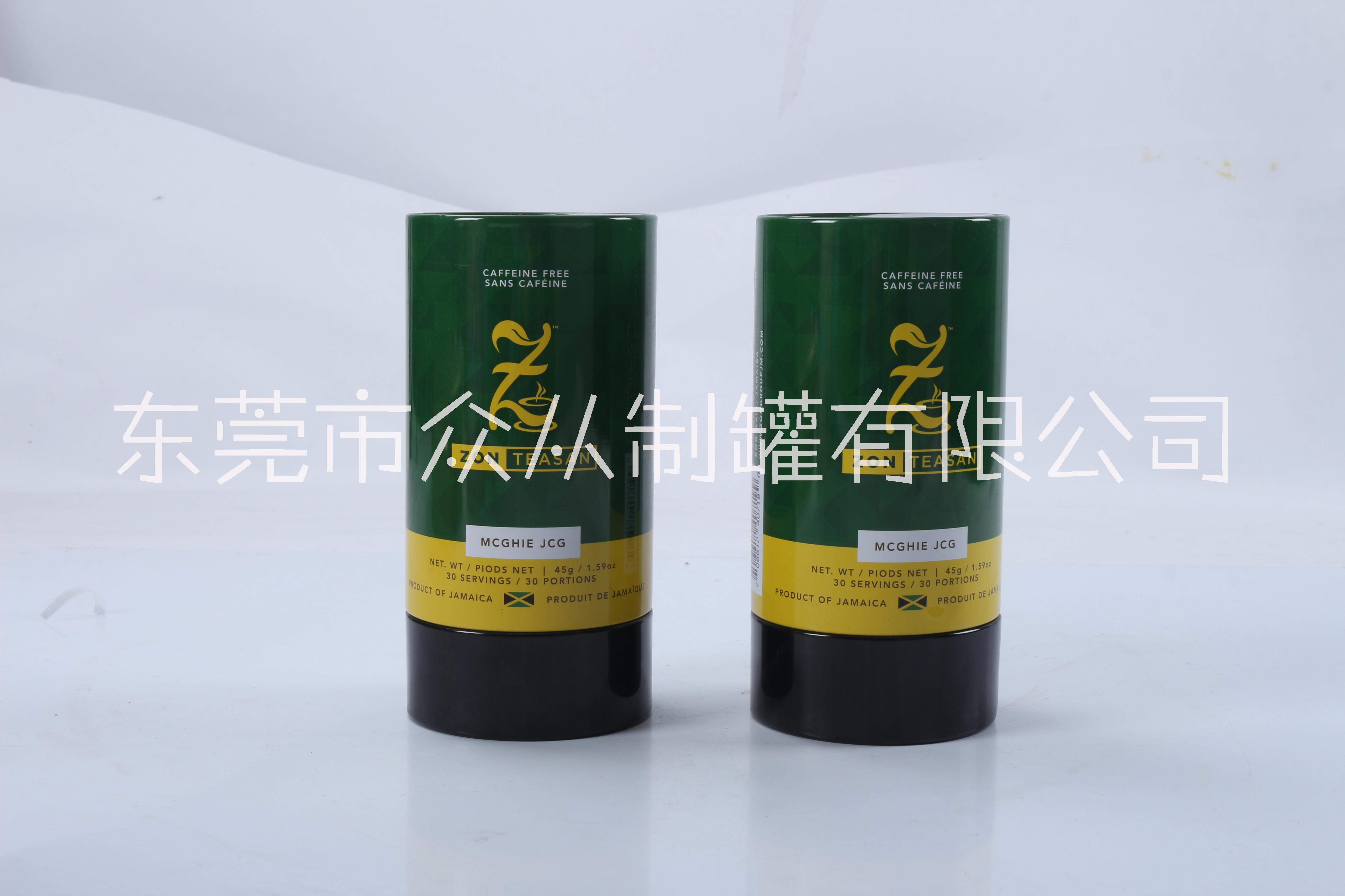 广东广东厂家直销 马口铁盒 圆形双平扣茶叶罐 茶叶罐 密封罐 定制包装盒