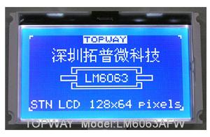 上海上海供应全点阵LCD/COG液晶显示屏LM6063