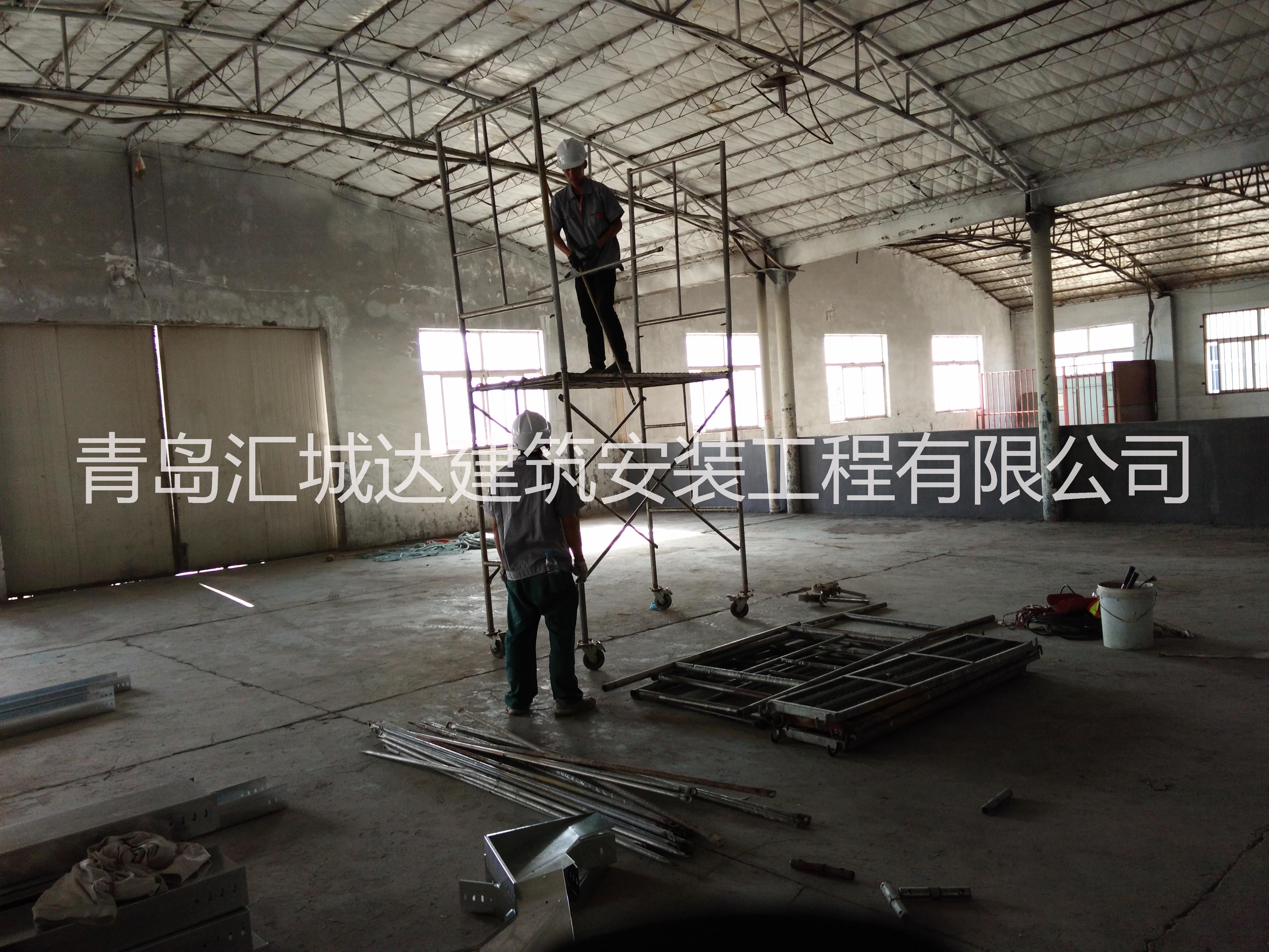 山东青岛【青岛汇城达建筑安装工程有限公司】搬运安装与调 承接钢结构施工 供应钢材  厂家直销