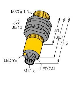 浙江浙江供应EOIR60m-BS30-6X对射光电传感器