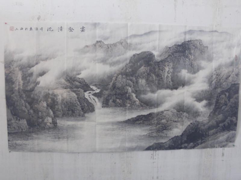 上海上海供应上海山水画定制，上海哪里可以买山水画，上海定购国画山水画