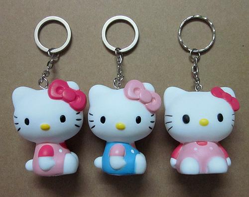 广东深圳厂家生产直销供应 hello kitty 凯蒂猫钥匙扣 钥匙链 挂件