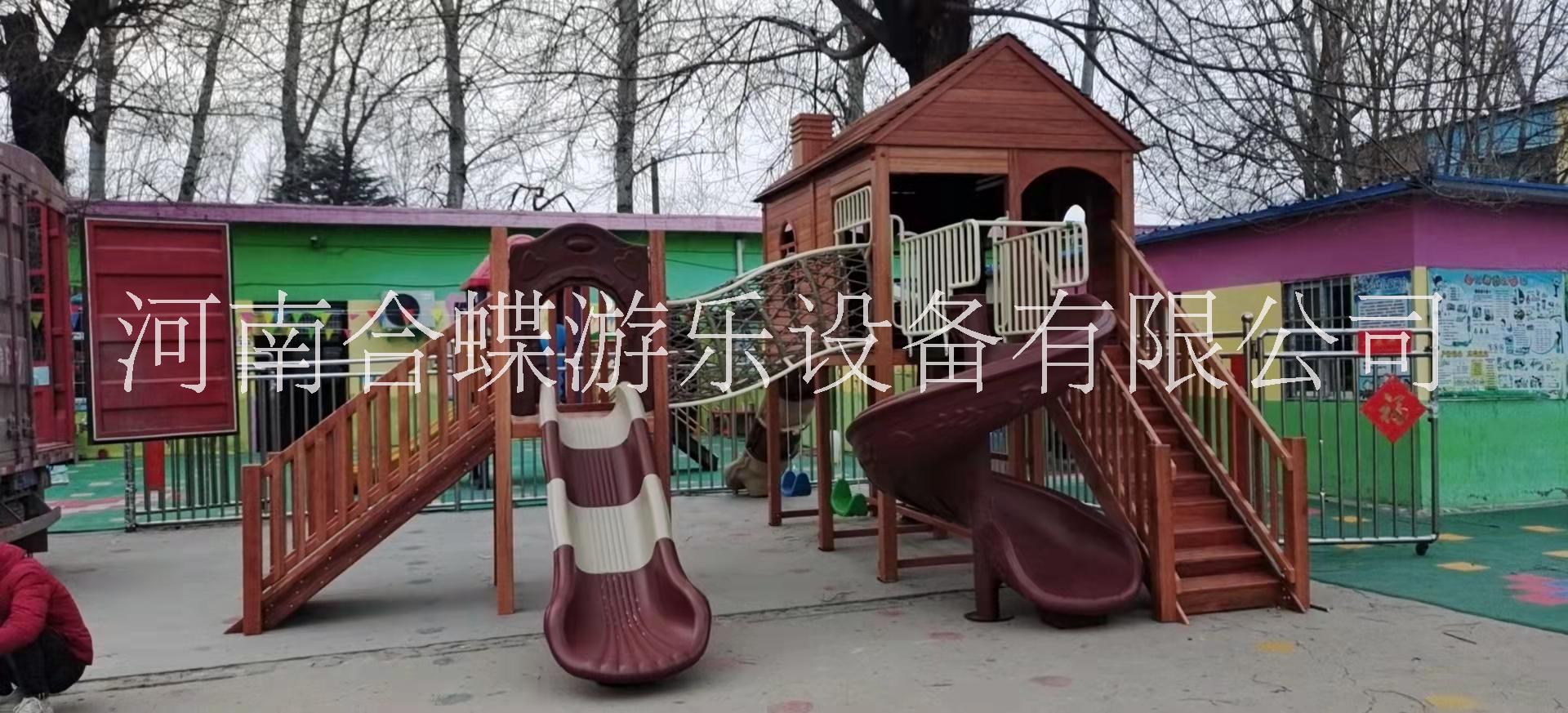 河南河南郑州幼儿园玩具厂-幼儿园滑梯-郑州组合滑梯厂家  郑州幼儿园玩具厂-幼儿园桌椅床