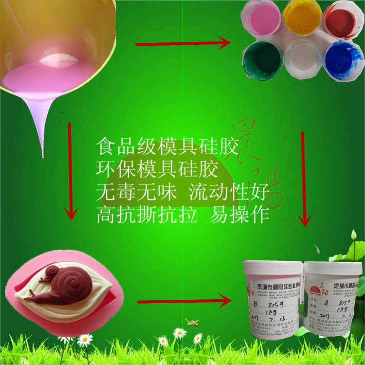 DIY烘焙蛋糕模具硅胶专用液体硅胶