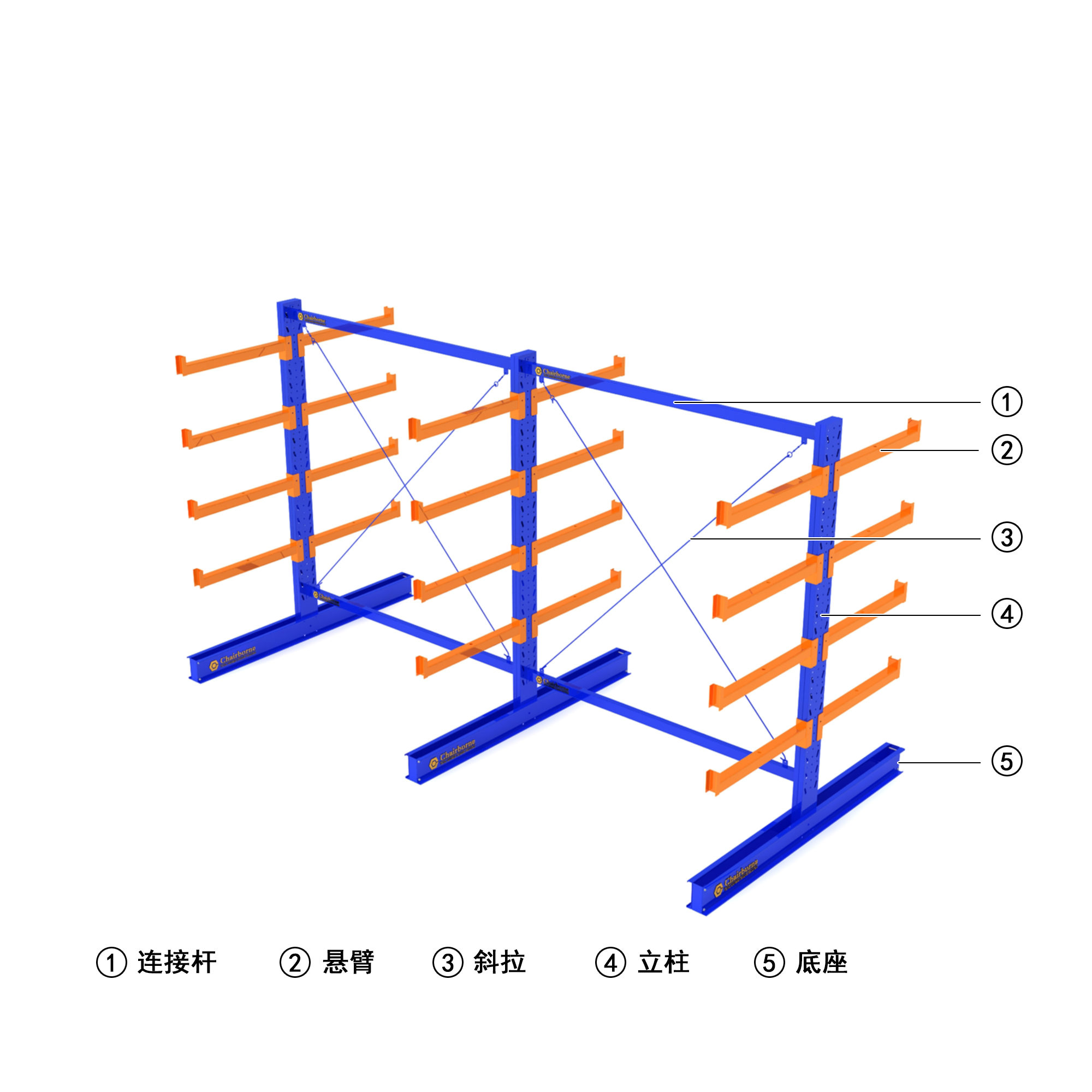 辽宁抚顺厂家直销悬臂式货架重型货架库房用单双面长条物料储存