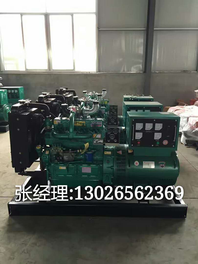 厂家直销潍柴发电机组30kw，全铜