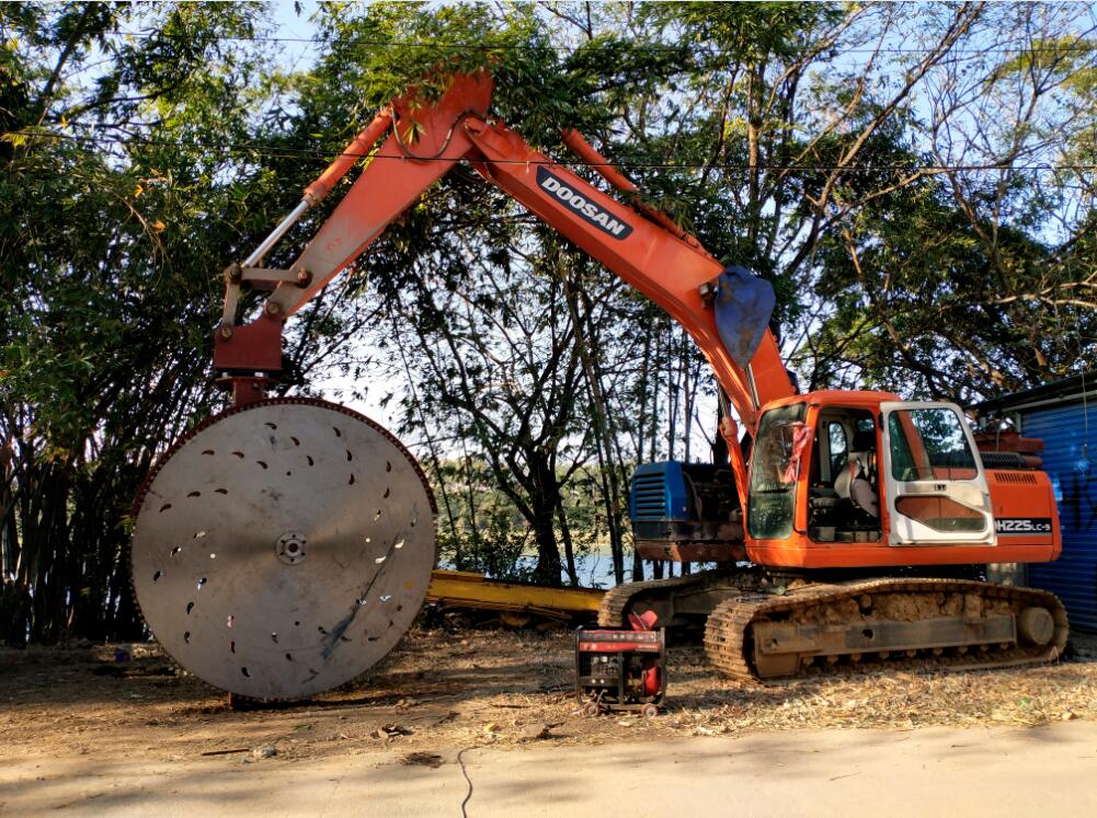 广西柳州桂林市智联机械制造有限公司 矿山圆盘锯岩石切割锯工程拆解锯，厂家直销可定制