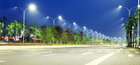 广东中山城市道路照明 LED路灯照明 道路亮化工程