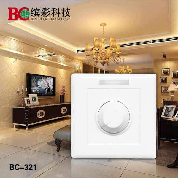 广东珠海供应PWM调光器,LED调光器，led灯条调光器,86型调光面板 BC-321-10A