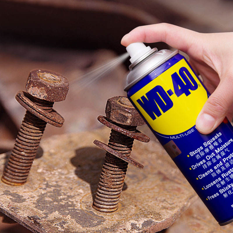 WD40除锈剂防锈润滑剂多用途 WD40除锈剂防锈润滑剂金属强力螺丝螺栓松动剂100MLWD-40防锈油喷剂