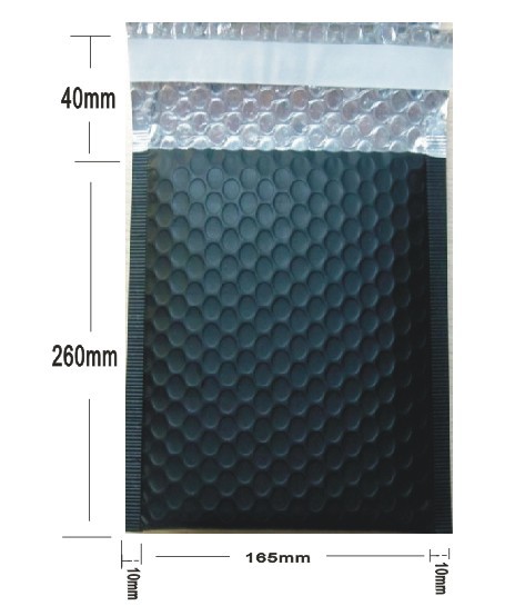 出口美国AAA黑色镀铝膜复合气泡 黑色镀铝膜复合气泡袋