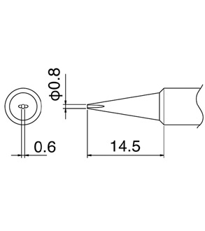 广东广东日本白光(HAKKO)_烙铁头_日本/HAKKO/T18-D08