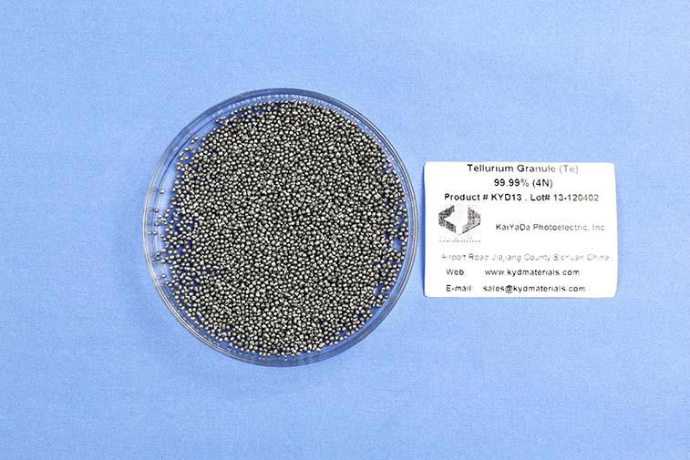<-><->供应碲颗粒【Te】热分析样杯、钢材添加专用99.99碲丸【Te】