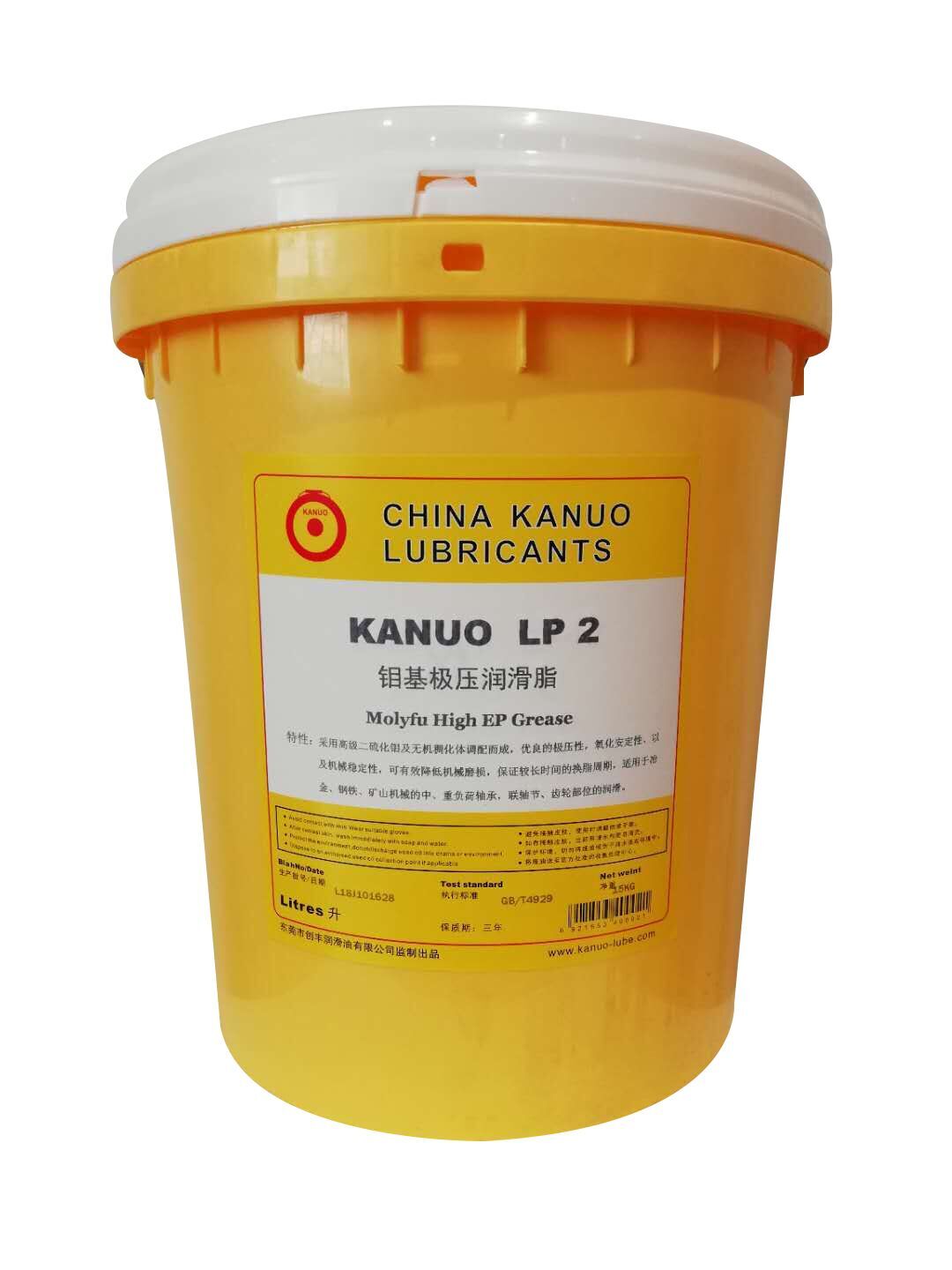 广东广东kanuo 锣牌LP2钼基**压润滑脂 滚动轴承**压汽车工业通用润滑脂