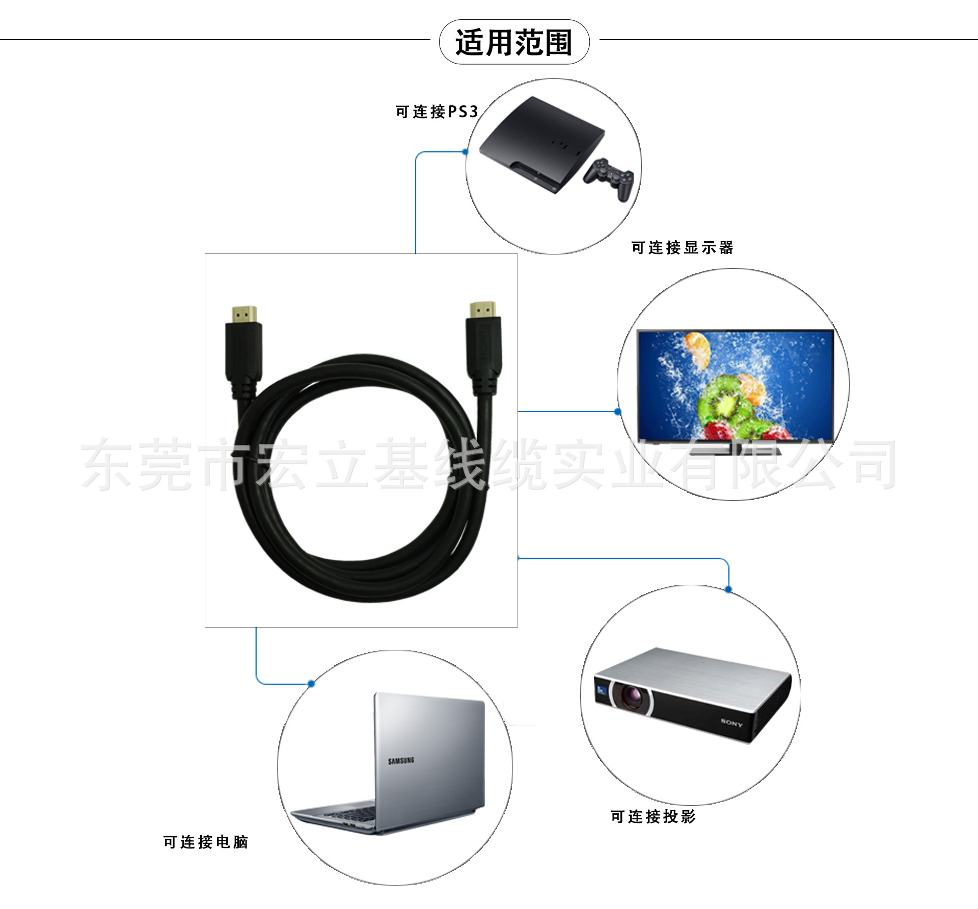 HDMI2.0锌合金发烧线-T