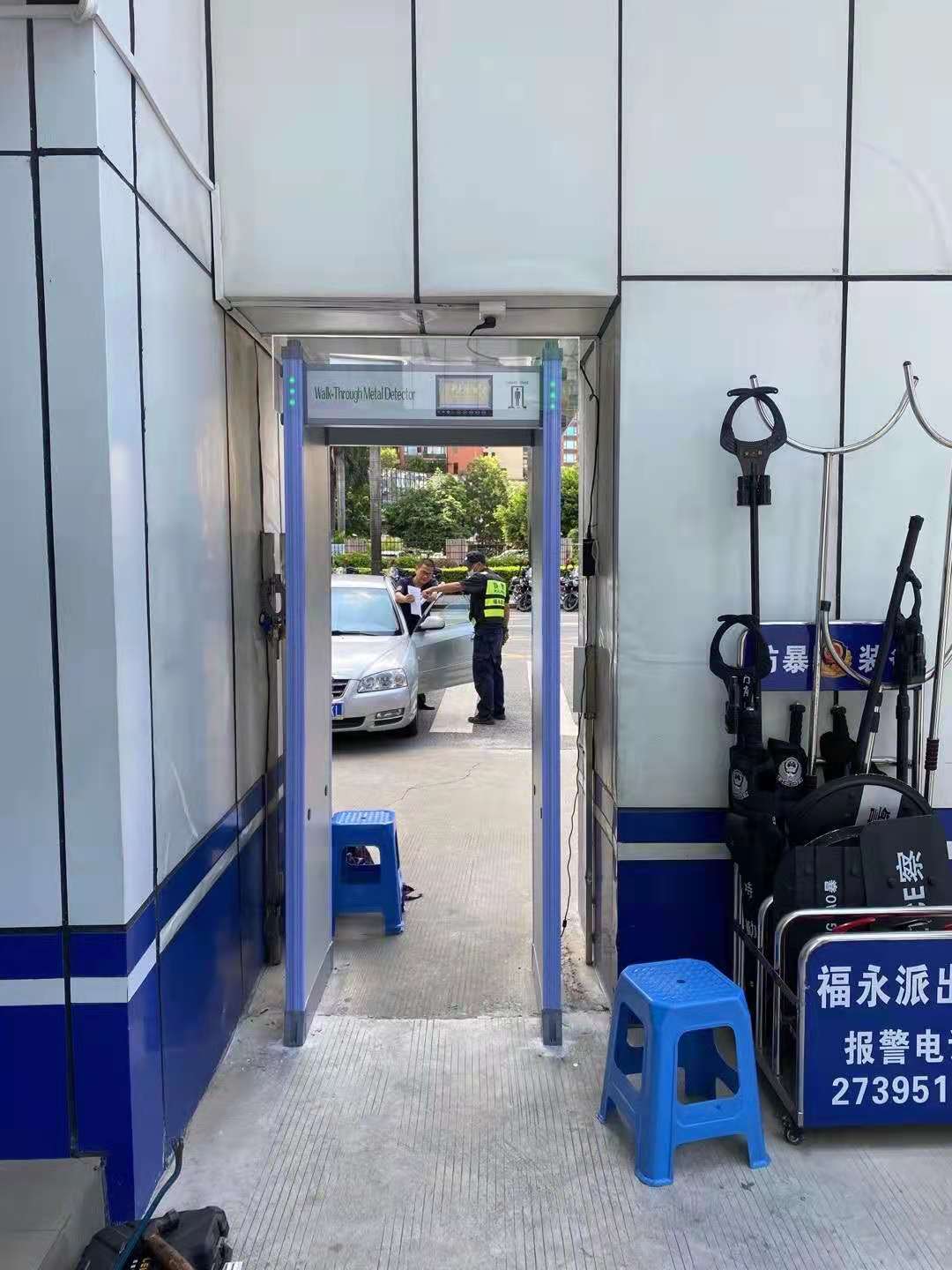 广东深圳云卡物联 通过式测温门高温警报自动检测金属安检门 供应